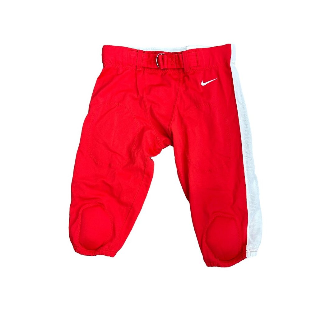 Nike Mens Football Tights Pants Size XL Red White W Knee Pads NWT.